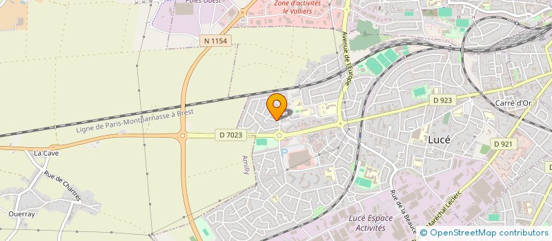 localisation de l'entreprise ASSOCIATION LA VOISINERIE à LUCE