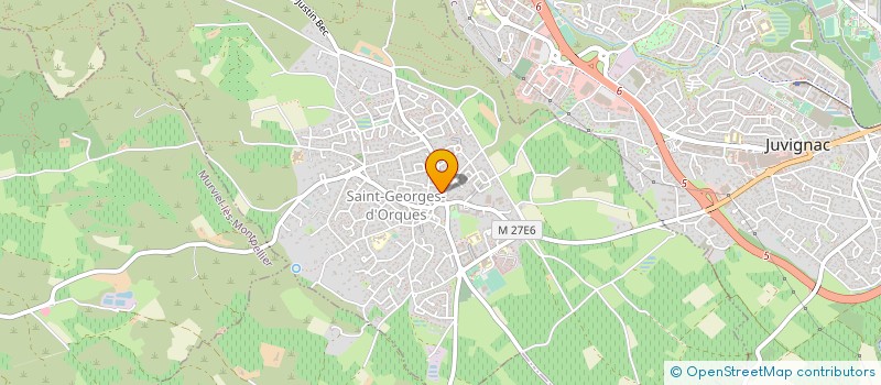 localisation de l'entreprise ASSOCIATION  LA VOIX HUMAINE  SAINT GEORGES D ORQUES