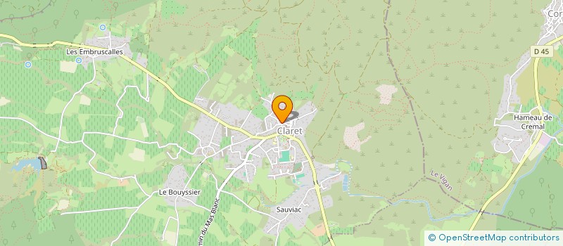 localisation de l'entreprise ASSOCIATION LA VOLIERE  LES MATELLES