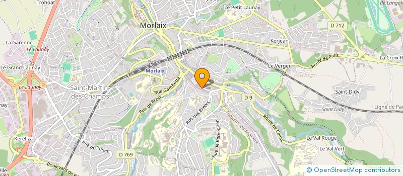 localisation de l'entreprise ASSOCIATION LA ZIQUE à MORLAIX