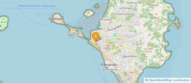 localisation de l'entreprise ASSOCIATION LABATTOIR SPORT ET CULTURE à DZAOUDZI