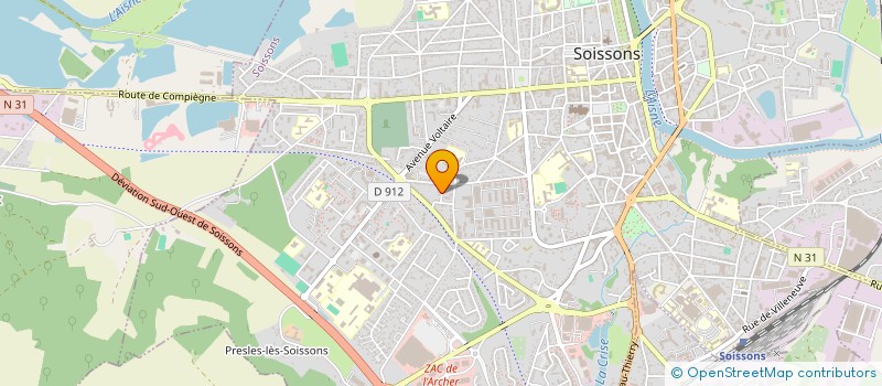 localisation de l'entreprise ASSOCIATION LABEL DE CADIX à SOISSONS