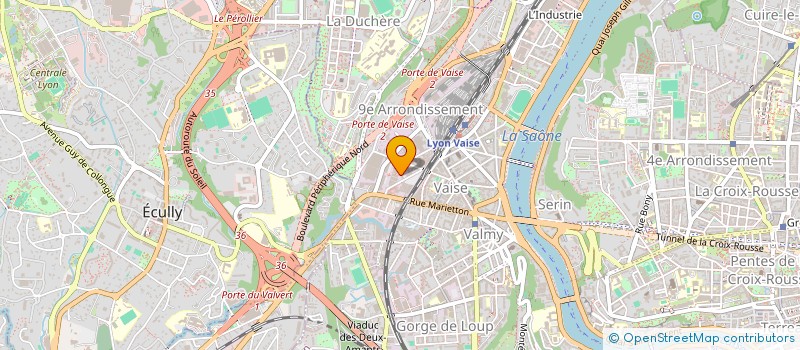 localisation de l'entreprise ASSOCIATION LABEL FABRIQUE A LYON  LYON