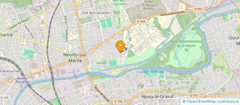 localisation de l'entreprise ASSOCIATION LABO DES HYPNOTISEURS ( ALDH ) à NEUILLY-SUR-MARNE