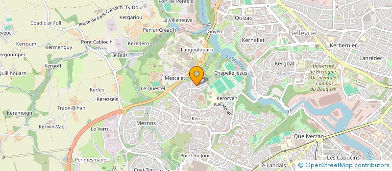 localisation de l'entreprise ASSOCIATION LABORATOIRE PEDAGOGIQUE DE BRETAGNE à BREST