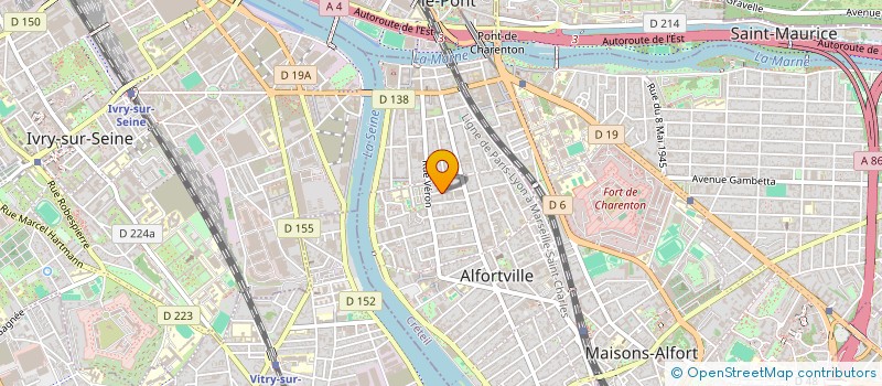 localisation de l'entreprise ASSOCIATION LABORIS INFO  ALFORTVILLE