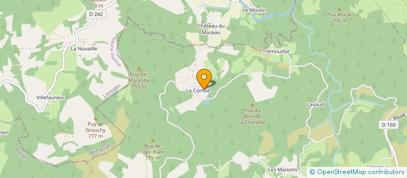 localisation de l'entreprise ASSOCIATION LACOMBE 4  TARNAC