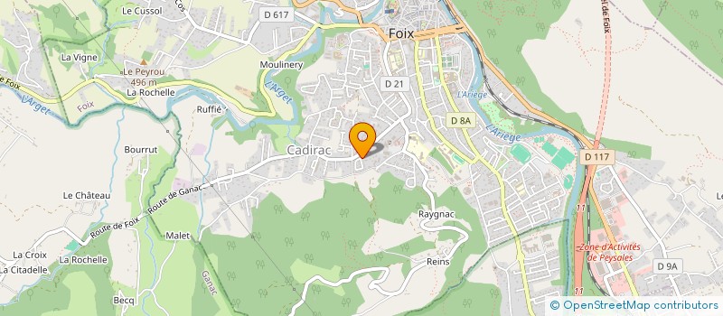 localisation de l'entreprise ASSOCIATION LACONIS à FOIX