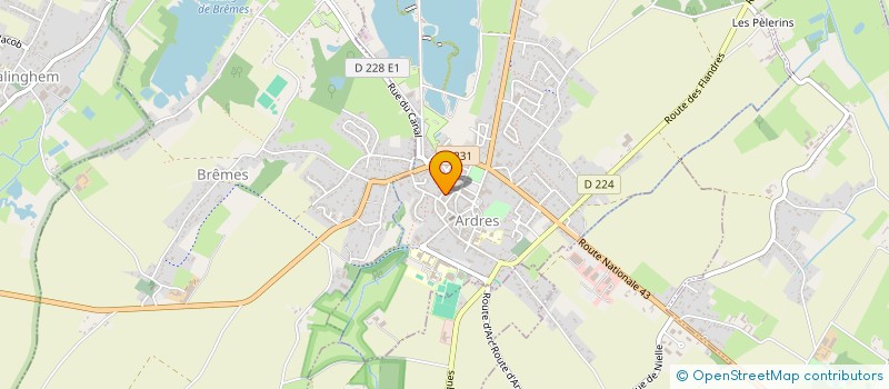 localisation de l'entreprise ASSOCIATION LACS ET VALLEES  ARDRES