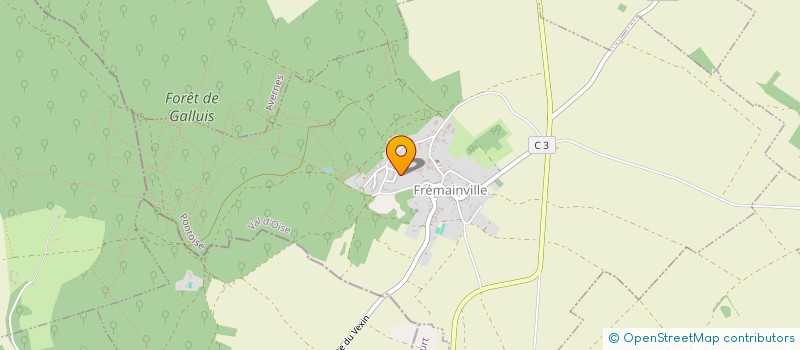 localisation de l'entreprise ASSOCIATION LADY MARIANNE  FREMAINVILLE