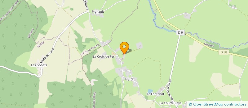 localisation de l'entreprise ASSOCIATION LAFUTAIE  SAINT-BENIN-DES-BOIS