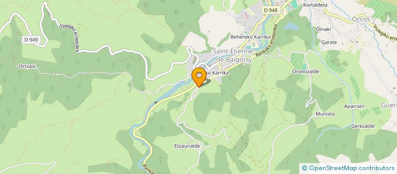 localisation de l'entreprise ASSOCIATION LAGUNDU à SAINT-ETIENNE-DE-BAIGORRY