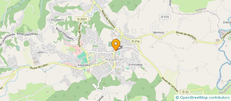 localisation de l'entreprise ASSOCIATION LAGUNTZA ETXERAT à HASPARREN