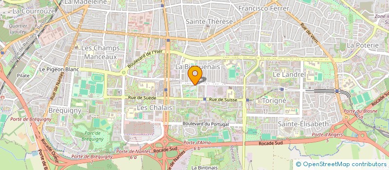 localisation de l'entreprise ASSOCIATION LAICITE 35  RENNES