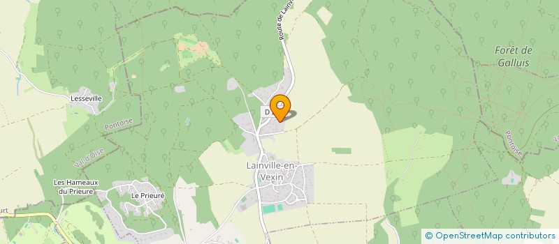 localisation de l'entreprise ASSOCIATION LAINVILLE MON VILLAGE  LAINVILLE-EN-VEXIN