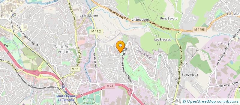 localisation de l'entreprise ASSOCIATION LAIQUE CITOYENNE MONTREYNAUD à SAINT-ETIENNE