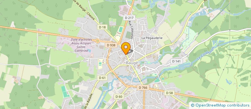 localisation de l'entreprise ASSOCIATION LAIQUE DE BAUGE à BAUGE-EN-ANJOU