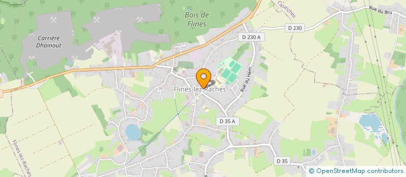 localisation de l'entreprise ASSOCIATION LAIQUE DE CYCLOTOURISME MARCHE ET VTT  FLINES-LEZ-RACHES