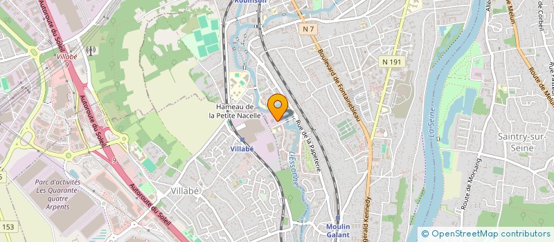 localisation de l'entreprise ASSOCIATION LAIQUE DE L'ECOLE PRIMAIRE LA PAPETERIE à CORBEIL-ESSONNES