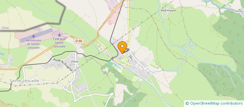 localisation de l'entreprise ASSOCIATION LAIQUE DES PARENTS D'ELEVES DES ECOLES D'ERR ET D'ESTAVAR  ERR