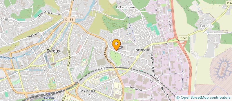 localisation de l'entreprise ASSOCIATION LAIQUE JEUNE CITE  EVREUX