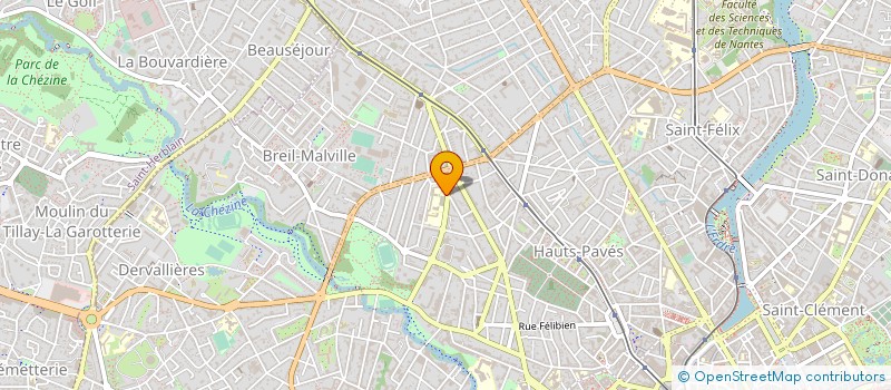 localisation de l'entreprise ASSOCIATION LAIQUE NANTES PROCE OMNISPORTS à NANTES