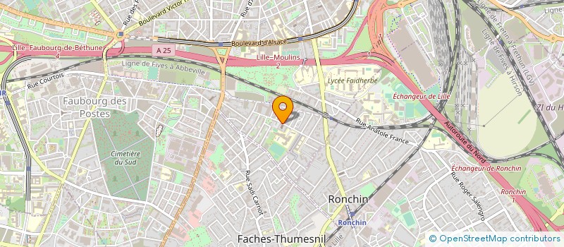 localisation de l'entreprise ASSOCIATION LAIQUE POUR L'EDUCATION LA FORMATION LA PREVENTION ET L'AUTONOMIE à LILLE