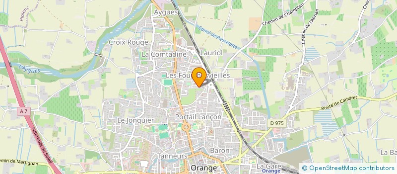 localisation de l'entreprise ASSOCIATION LAISSEZ LES FERS à ORANGE