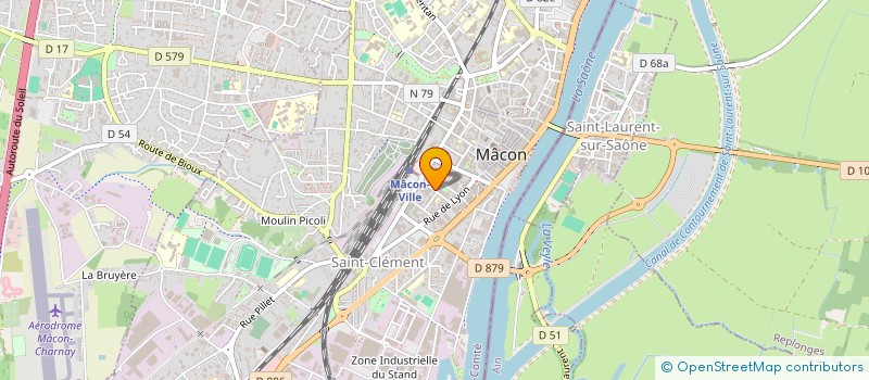 localisation de l'entreprise ASSOCIATION LAMANNE à MACON