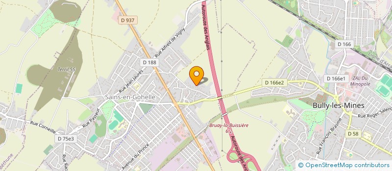 localisation de l'entreprise ASSOCIATION LAMARTINE VAUBAN  SAINS-EN-GOHELLE