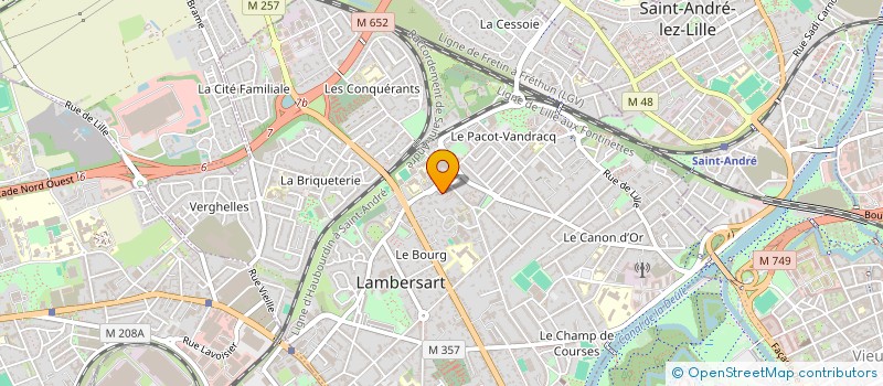 localisation de l'entreprise ASSOCIATION LAMBERSARTOISE BIENVEILLANTE ET APPRENANTE à LAMBERSART