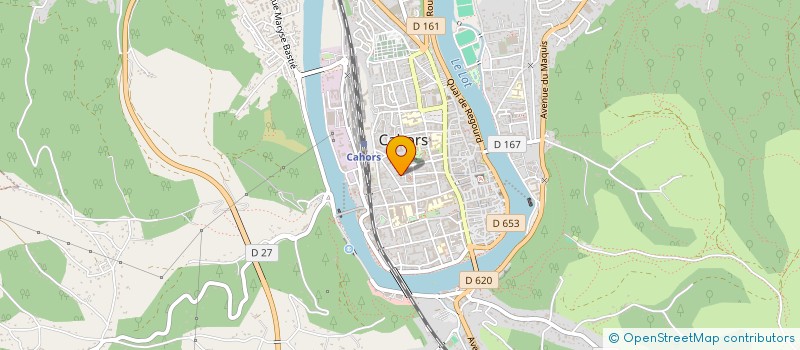 localisation de l'entreprise ASSOCIATION LAMOUROUS SPORTS LOISIRS CULTURES ET DECOUVERTES  CAHORS