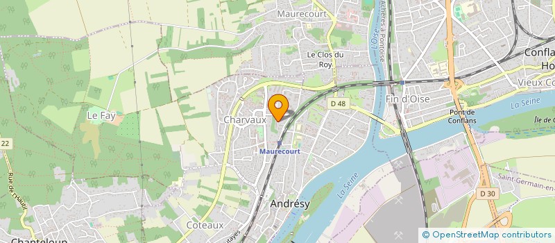 localisation de l'entreprise ASSOCIATION LANAYA  ANDRESY