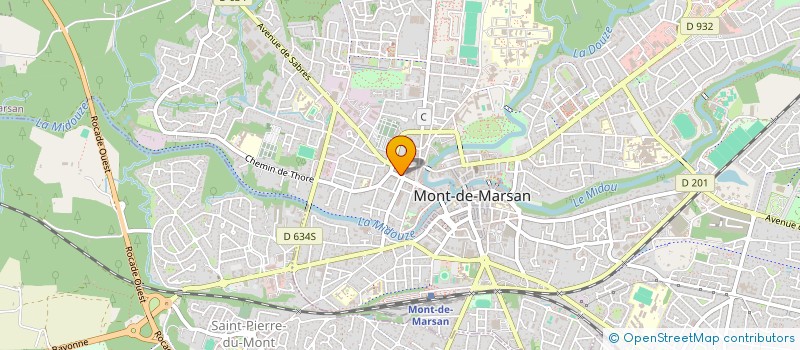localisation de l'entreprise ASSOCIATION LANDAISE DES SOURDS ET MALENTENDANTS à MONT-DE-MARSAN