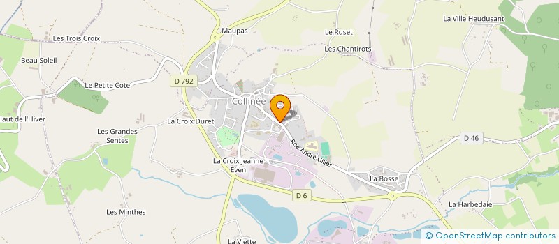 localisation de l'entreprise ASSOCIATION LANGOURLA LOISIRS ET FETES à LE MENE
