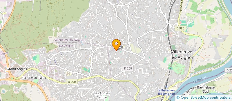 localisation de l'entreprise ASSOCIATION LANGUE ET CULTURE  VILLENEUVE-LES-AVIGNON