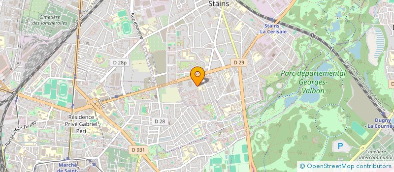 localisation de l'entreprise ASSOCIATION LANGUE ET CULTURE ARABES à STAINS