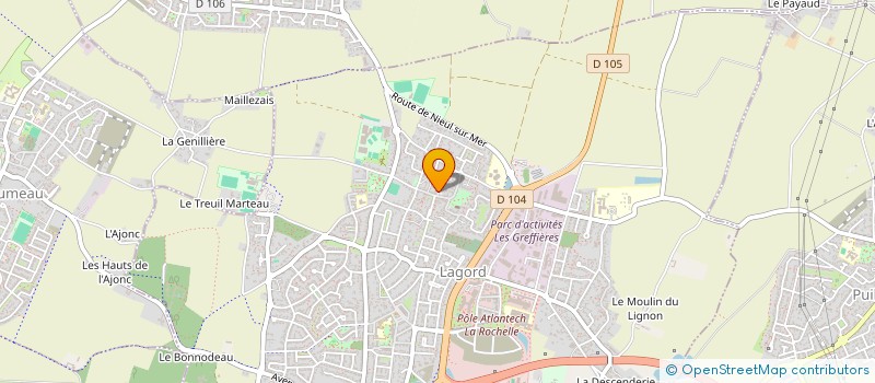 localisation de l'entreprise ASSOCIATION LANIMAL'H  LAGORD