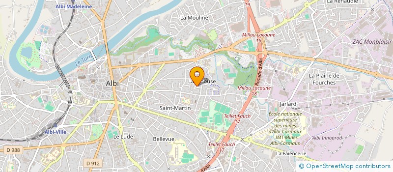 localisation de l'entreprise ASSOCIATION LANSANA BEAVOGUI à ALBI