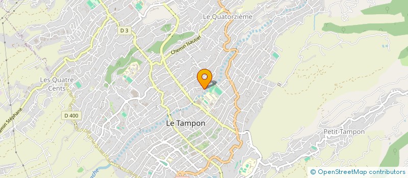 localisation de l'entreprise ASSOCIATION LANTAN TROPIKADANS  LE TAMPON