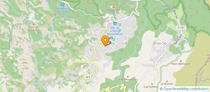 localisation de l'entreprise ASSOCIATION LANTANT VALVAL à CILAOS