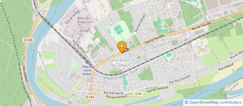 localisation de l'entreprise ASSOCIATION LARESE GHERON  SAINT-AUBIN-LES-ELBEUF