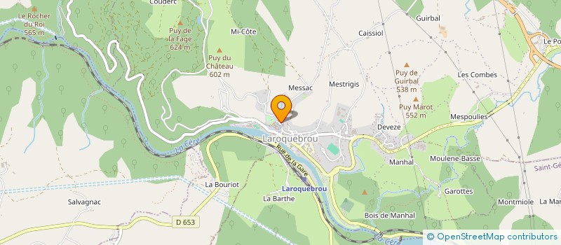localisation de l'entreprise ASSOCIATION LAROQUAILLE à LAROQUEBROU