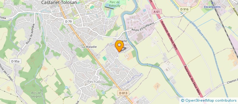 localisation de l'entreprise ASSOCIATION LAS LETRAS OCCITANAS LETTRES D OC  PECHABOU