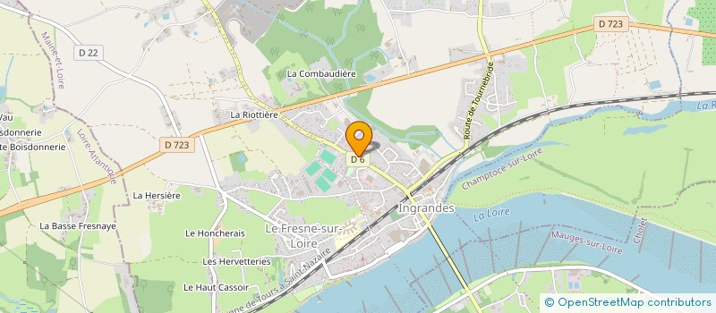localisation de l'entreprise ASSOCIATION LAVIS EN COULEUR à INGRANDES-LE-FRESNE-SUR-LOIRE