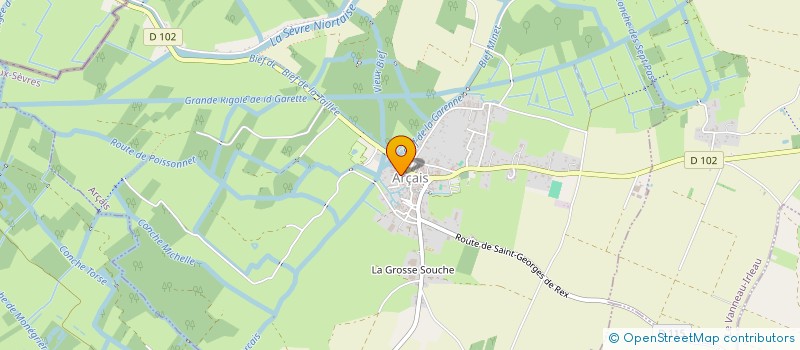 localisation de l'entreprise ASSOCIATION LE 7  ARCAIS