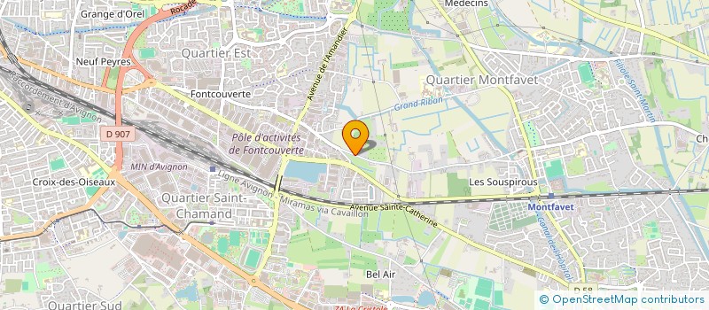 localisation de l'entreprise ASSOCIATION LE BACKPACKER à AVIGNON