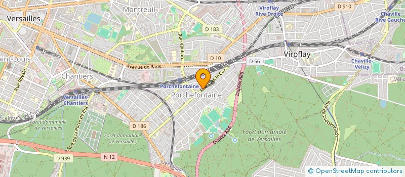 localisation de l'entreprise ASSOCIATION LE BAL LAMOME à VERSAILLES