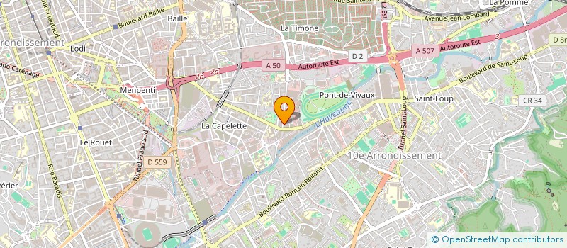 localisation de l'entreprise ASSOCIATION LE BALLON ROND à MARSEILLE