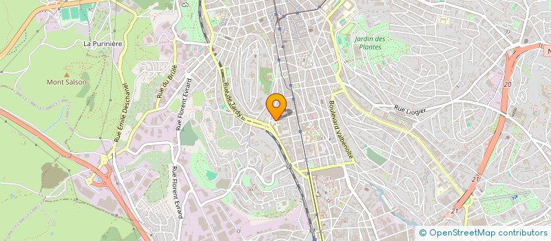 localisation de l'entreprise ASSOCIATION LE BAZ'ART  SAINT-ETIENNE